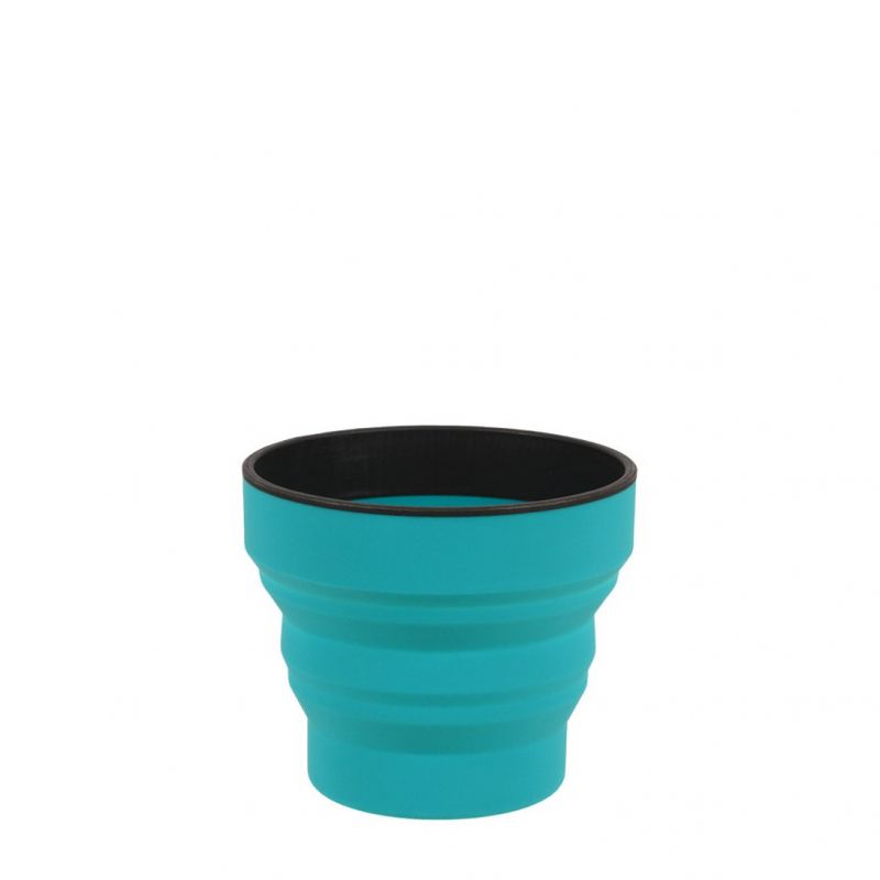Sammenklappelig kop LIFEVENTURE Silikone Fleximug 350ml (Teal)