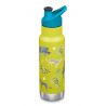Gourde Isotherme Enfant Classic Narrow 355ml/12oz Avec Bouchon Sport Klean Kanteen safari
