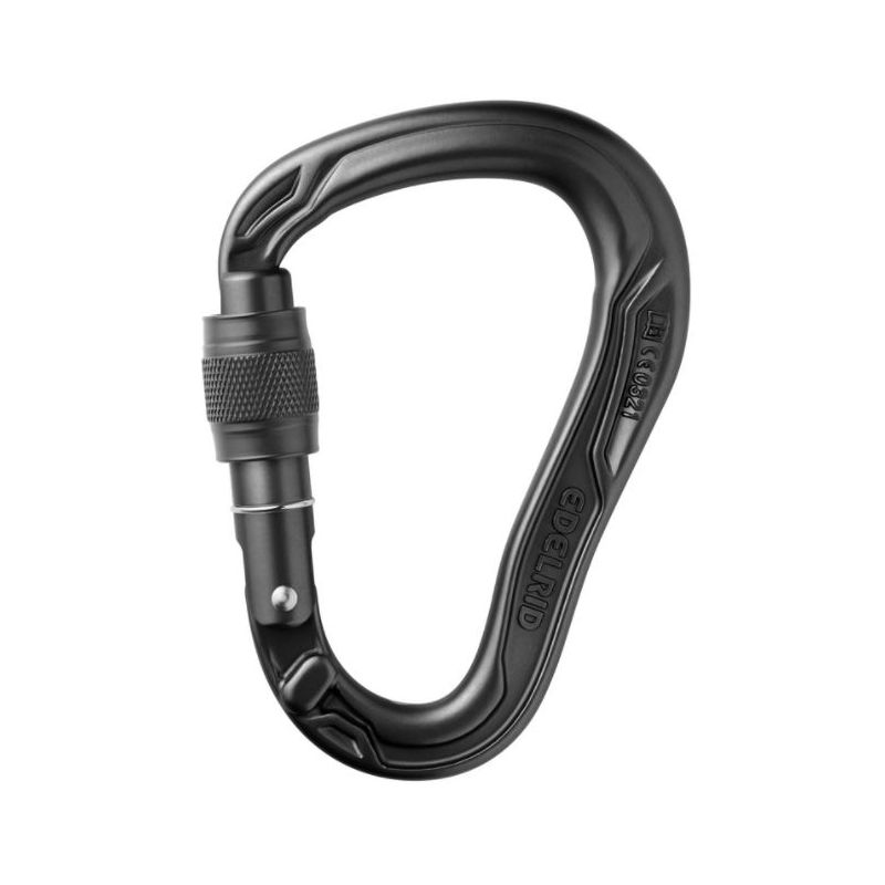 Karabijnhaak Edelrid HMS Bullet Screw II (zwart)