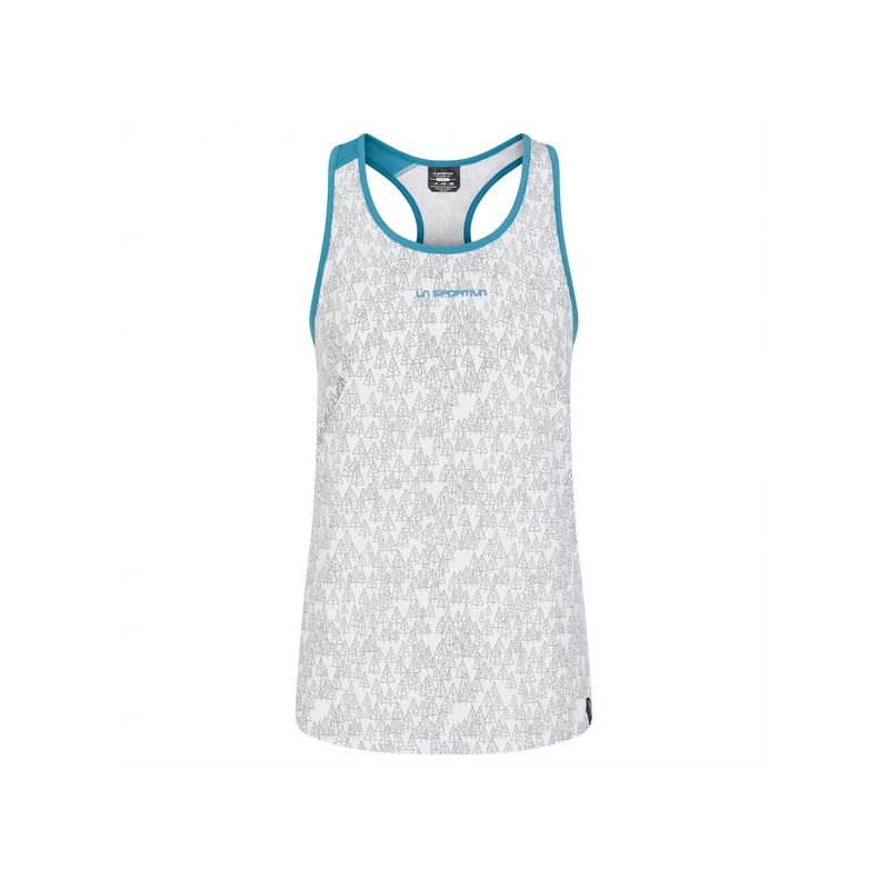 La sportiva Trees Tank til kvinder (Hvid/Topaz)
