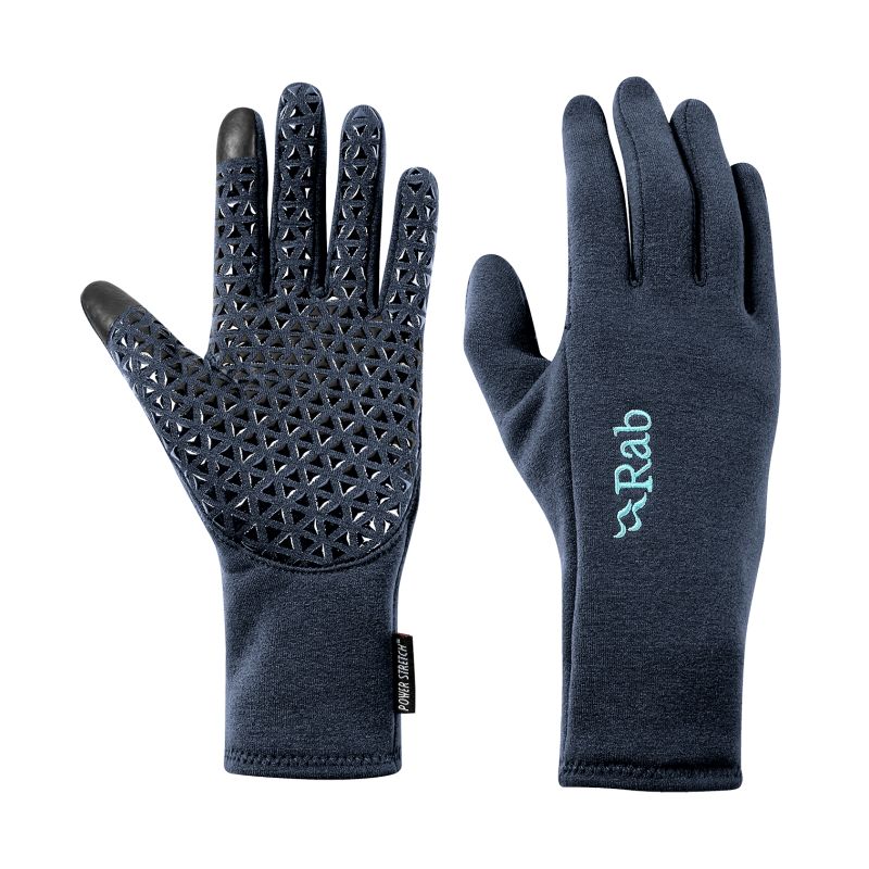 Rab Power Stretch Contact Grip-hansker Wmns Deep Ink