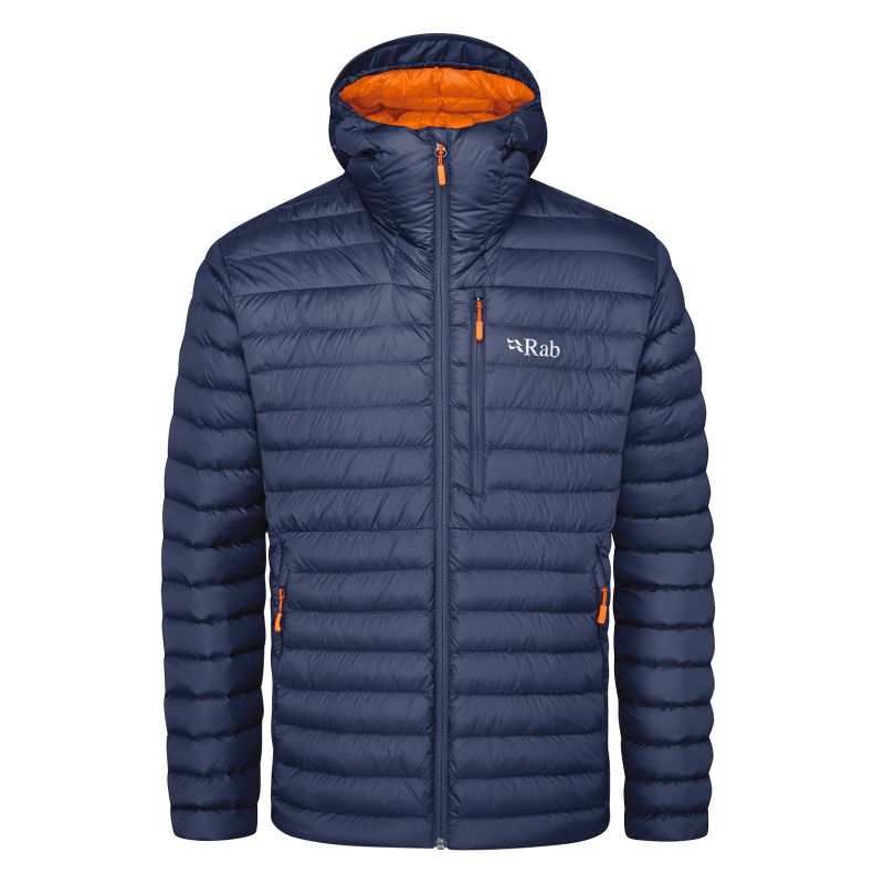 Men's Rab Microlight Alpine (Deep Ink/Marmelade) jacket