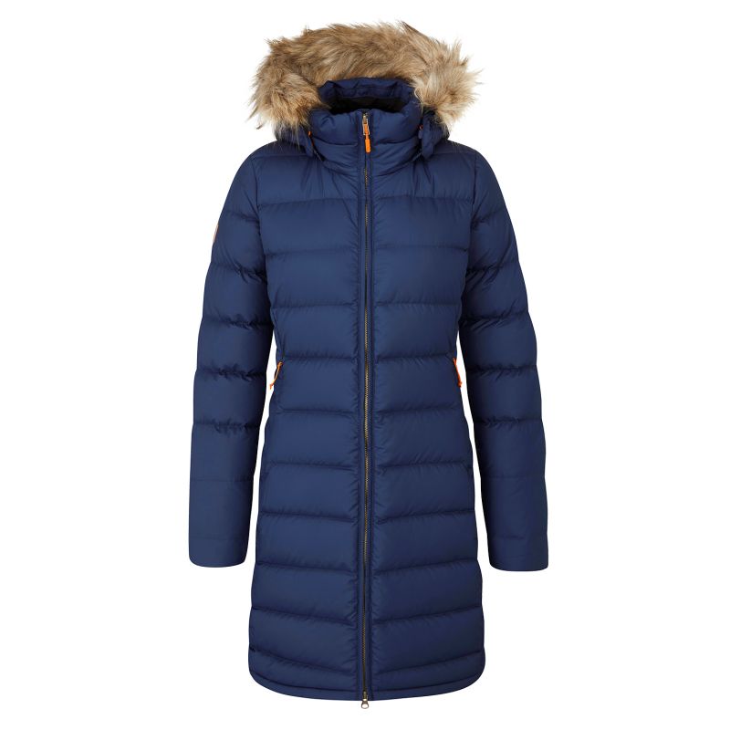 Dunparka för damer Rab Deep Cover (Patriot Blue)