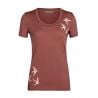 T-shirt Icebreaker Tech Lite II Scoop Shapes (Grape) kvinna