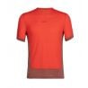 M Zoneknit Ss Tee Lava/grape/cb Icebreaker