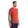 M Zoneknit Ss Tee Lava/grape/cb Icebreaker