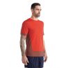 M Zoneknit Ss Tee Lava/grape/cb Icebreaker