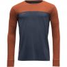 Norang Man Shirt Devold BRICK MELANGE/NIGHT