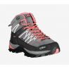 Chaussures RIGEL MIDTREKKING SKO WP (Antacite Off White) femme