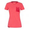 Puez Hemp Pocket W T-shirt Salewa calypso coral/6360
