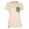T-shirt Salewa Puez Hemp Pocket (farina d'avena) donna