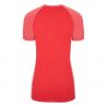 Puez Mel Dry W V-neck S/s Tee Salewa calypso coral melange