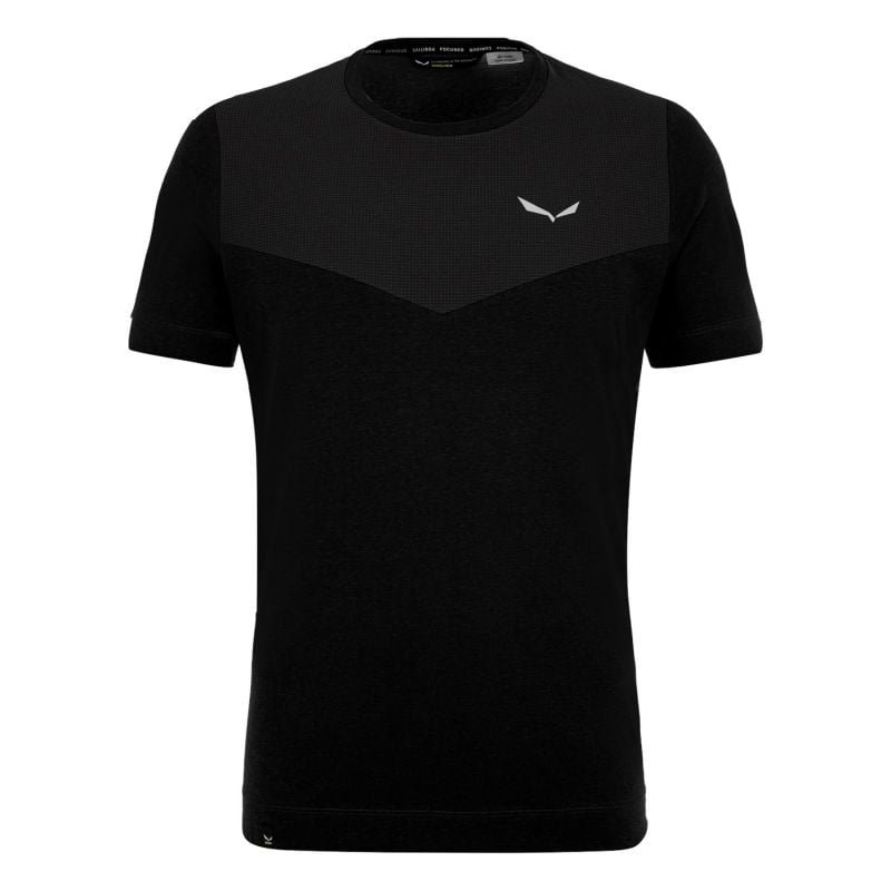 T-shirt Salewa Lavaredo Hemp (black out) mand