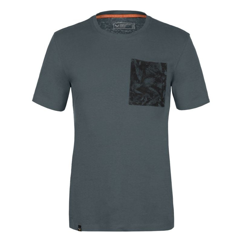 T-shirt Salewa Puez Hemp Pocket (onyx) man