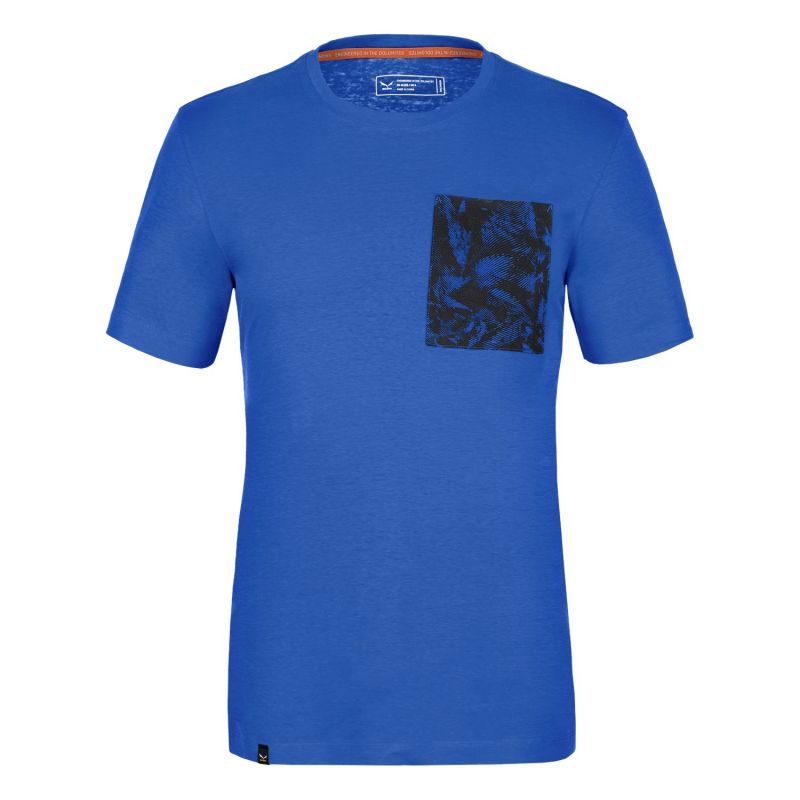 T-shirt Salewa Puez Hemp Pocket (blue electric) homme