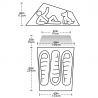 C Bar 3 Red Big Agnes GRIS