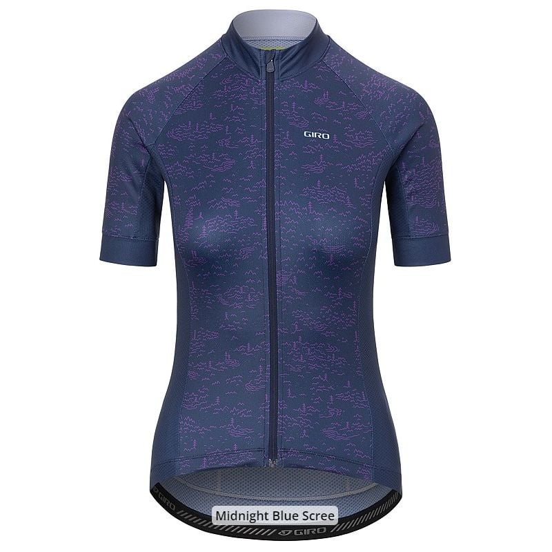 Maglia da ciclismo su strada Giro CHRONO SPORT JERSEY (MIDNIGHT SCREE) donne