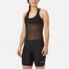 BLACK W CHRONO SPORT HALTER BIB SHORT (BLACK)