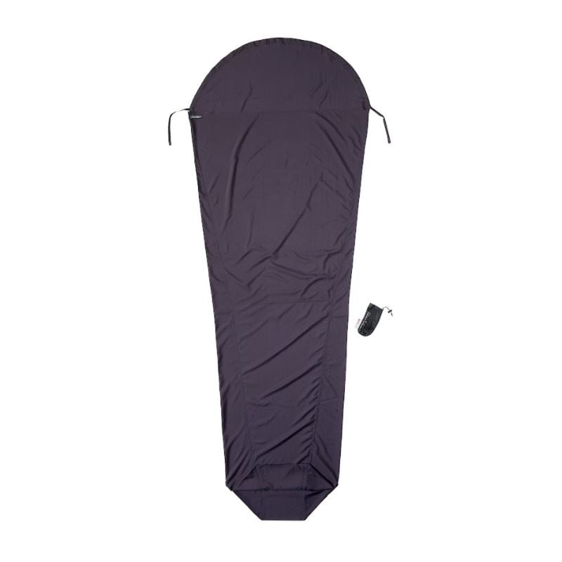 Sheet De Sac COCOON i sarkofag av termolitt og silke (vulkangrå)