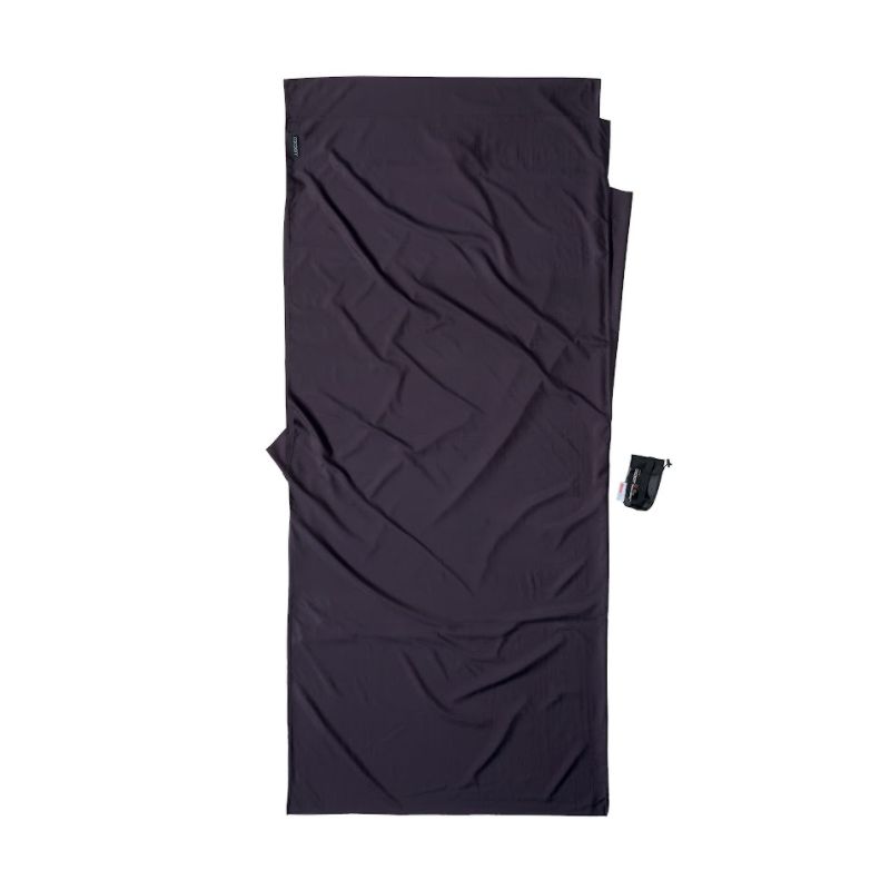 Sheet De Sac COCOON i thermolite og silke (vulkangrå) rektangulær
