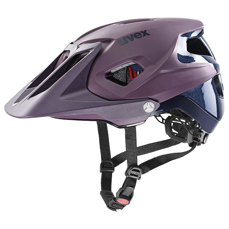 Enduro Helm Uvex Quatro Integrale Helm (Plum-navy Mat)