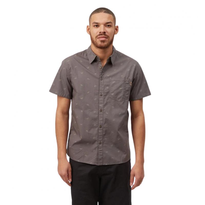 Tentree Bike Around Shortsleeve (graniitinharmaa) mies