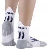 Socquette Run Elite Monnet BLANC BLEU