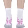 Socquette Run Elite Monnet BLANC BLEU