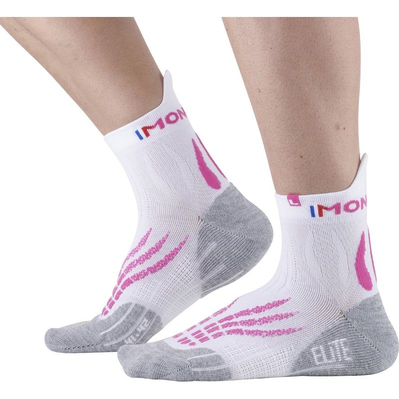 Trail/running socks Monnet Run Elite (WHITE PINK)