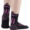 Socquette Trail Run Ice Monnet NOIR BLANC