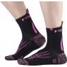 Chaussettes de Trail/Running Monnet Run Ice (NOIR BLANC)