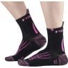 Socquette Trail Run Ice Monnet NOIR BLANC