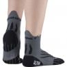 Socquette Trail Run Ultra Monnet GRIS NOIR