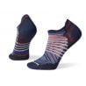 Juoksusukat Smartwool Run Zero cushion Ptrn Low ankle (Musta)