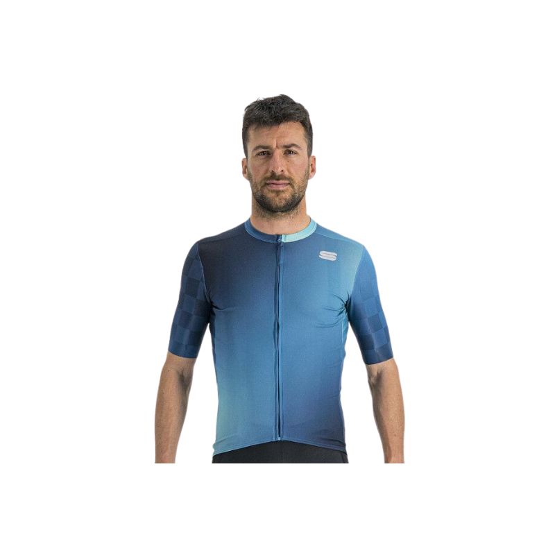 Cycling Jersey SPORTFUL Rocket Jersey (BERRY BLUE JUNIPER BLUE GALAXY) man