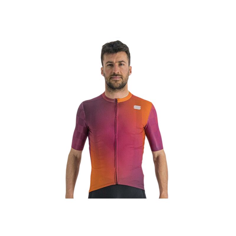 Wielertrui SPORTFUL Rocket Jersey (CYCLAMEN CARROT PRUNE) heren