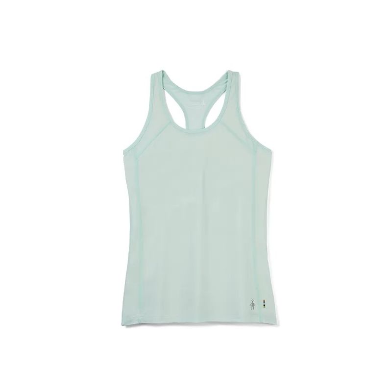 Débardeur Smartwool Merino sport 120 Racerback (bleached aqua heather) femme