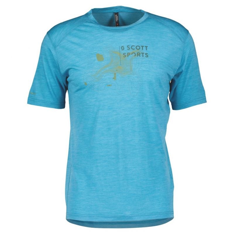 T-shirt SCOTT Defined Merino Short-sleeve (Nile Blue) homme