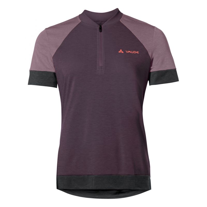 Maillot ciclista Vaude Altissimo Q-zip (mora) mujer