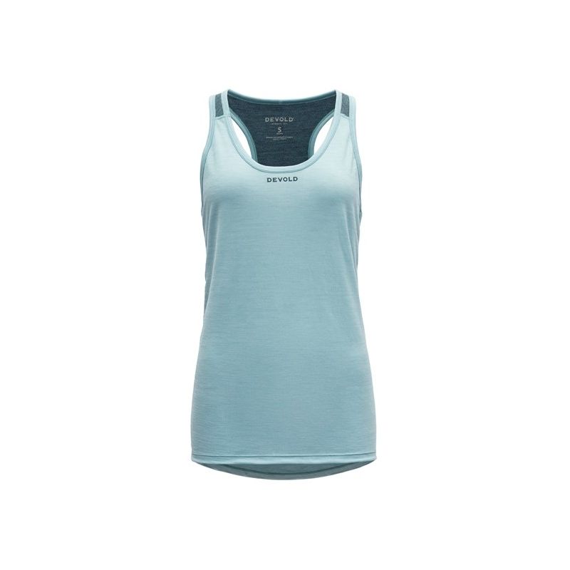 Tank top Devold Running Racerback (cameo) naiset