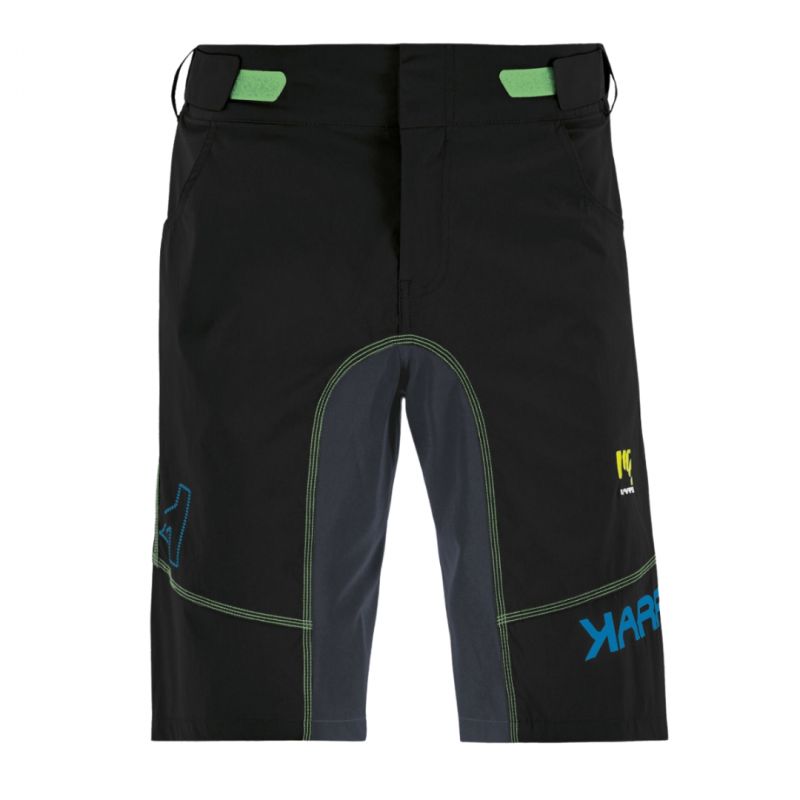 Short BALLISTIC EVO Karpos (Black/ombre Blue/green Fluo) homme