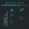 Hummingbird Ice Axe Blue Ice Grey
