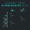Hummingbird Ice Axe Blue Ice Grey