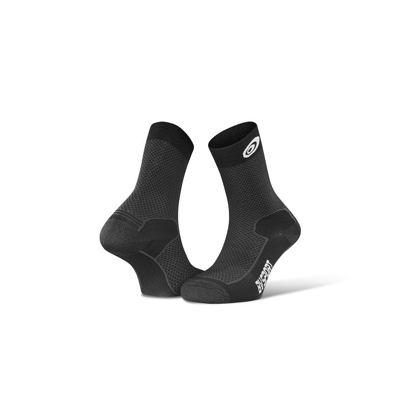 Chaussettes de randonnée BV Sport Double Polyamide EVO (noir/gris)