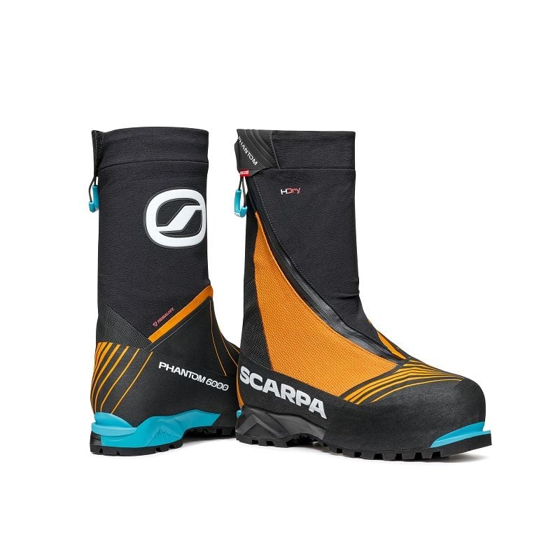 Kiipeilykengät Scarpa Phantom 6000 HD (Black Bright Orange) Unisex