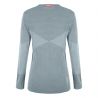 Haut technique Salewa Zebru Medium L/s Tee (Flint stone) femme
