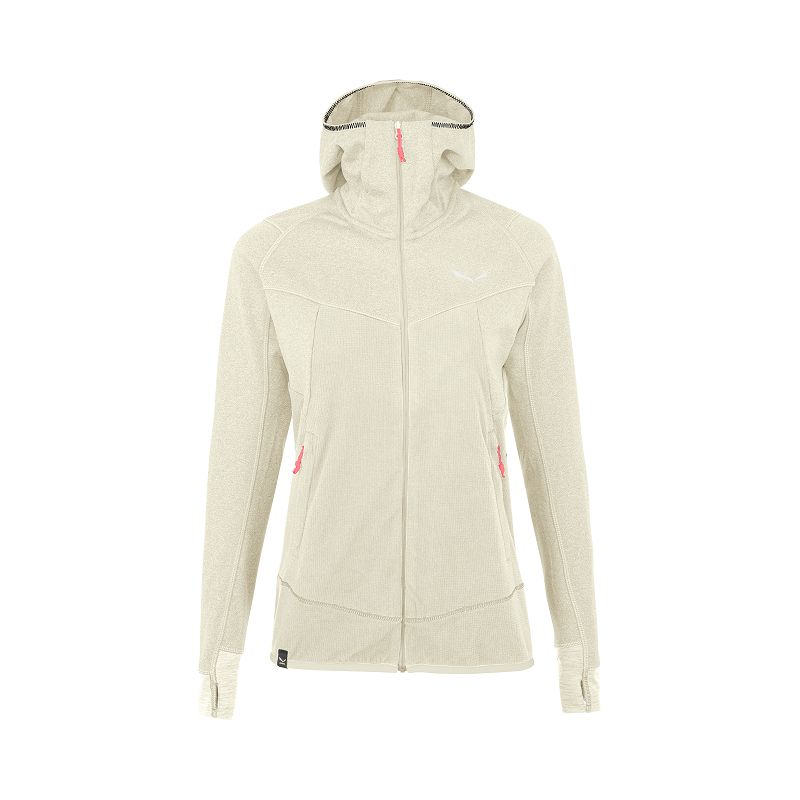 Polaire Technique Salewa PUEZ HYBRID (oatmeal melange) Femme