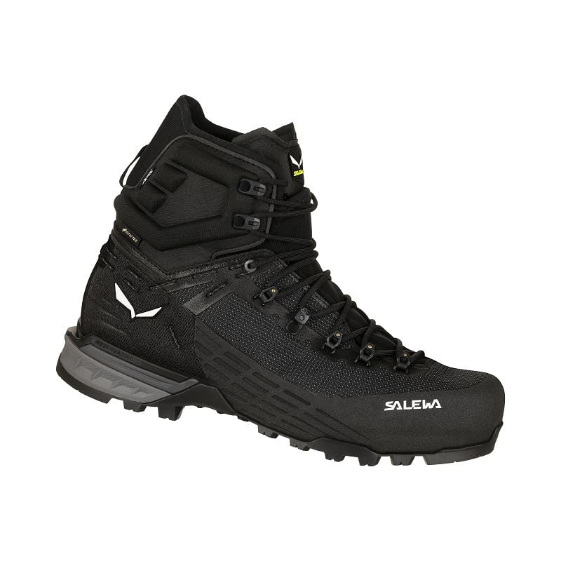 Vuorikiipeilysaappaat Salewa Ortles Edge Mid Gore-Tex (Musta/Musta) Miesten vuorikengät