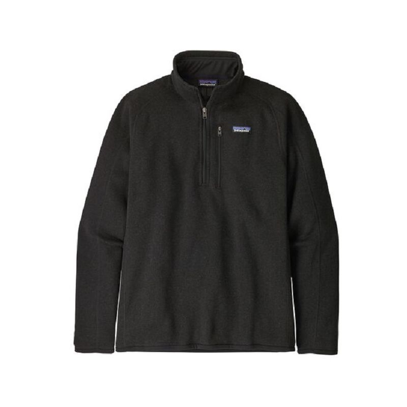 Pullover da uomo Patagonia Better Sweater 1/4 Zip (nero)