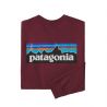 T-shirt manches longues Patagonia L/s P-6 Logo Responsibili-tee (Sequoia Red) Homme